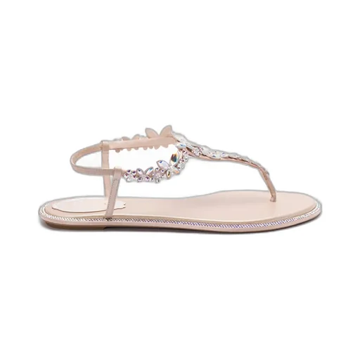 Crystal-Embellished Sandals