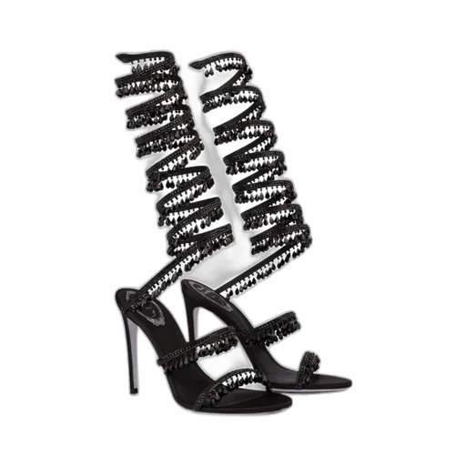 Ankle Wrap High-Heeled Sandals