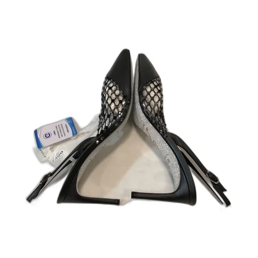 Water Drill Mesh High Heels