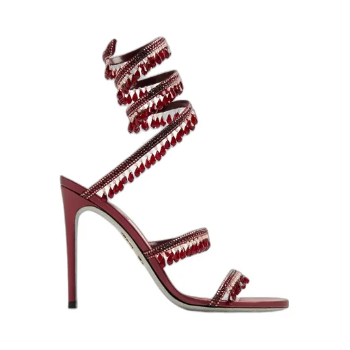 Bead-Embellished 100Mm Sandals