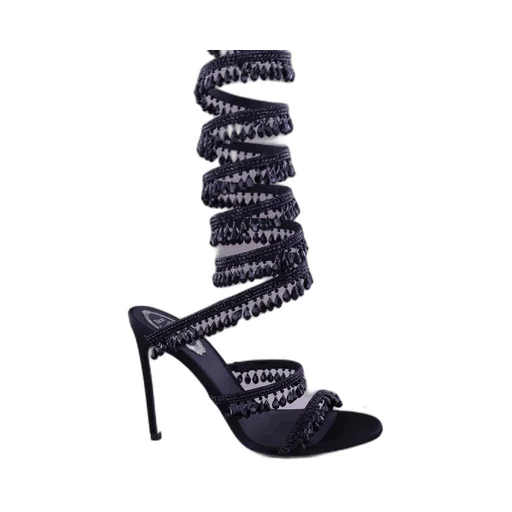 Ankle Wrap High-Heeled Sandals