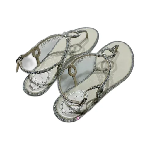 Pim-Toed Rhinestones Sandals