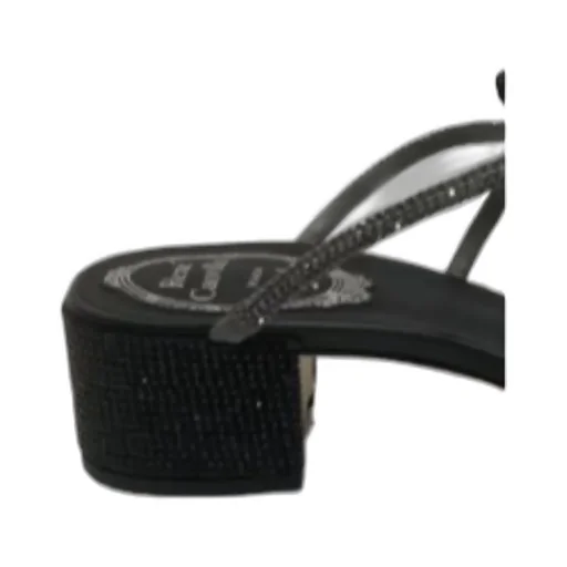 Rhinestone Bow Sandals
