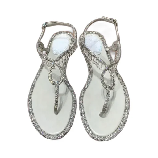 Pim-Toed Rhinestones Sandals