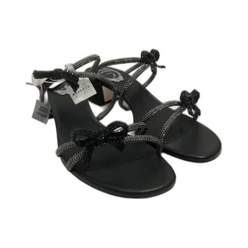 Rhinestone Bow Sandals
