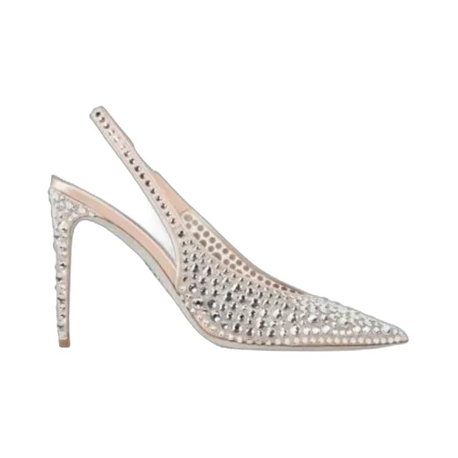 Crystal Embellished High Heels