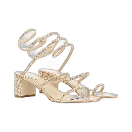 Cleo Ankle Strap Embellished Sandals