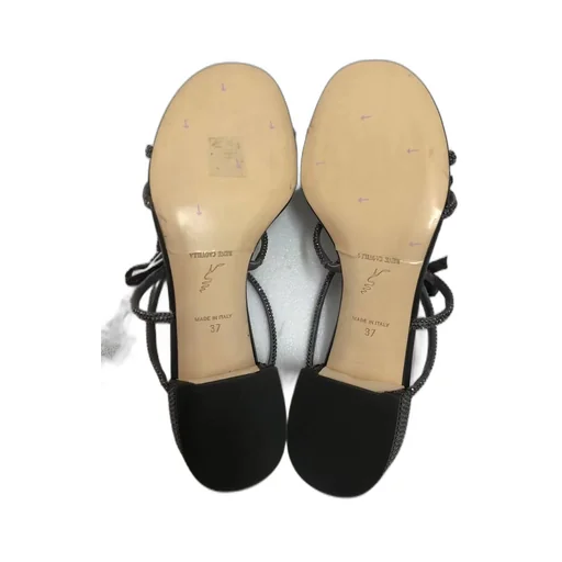 Rhinestone Bow Sandals