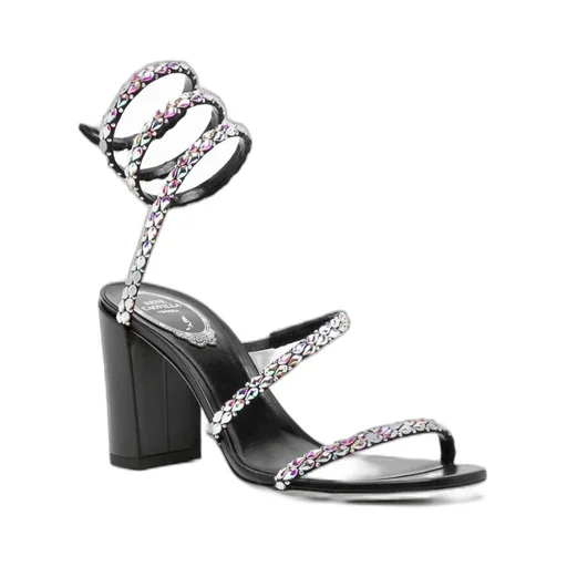 Crystal Embellished Strappy Sandals