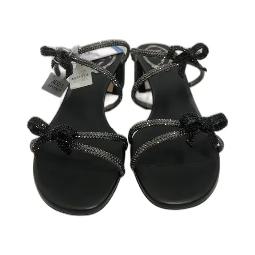 Rhinestone Bow Sandals