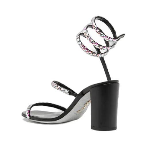 Crystal Embellished Strappy Sandals
