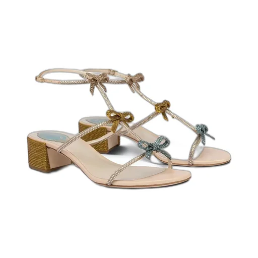 Caterina Bow-Embellished Sandals
