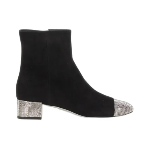 Embellished Pointed Toe Boots