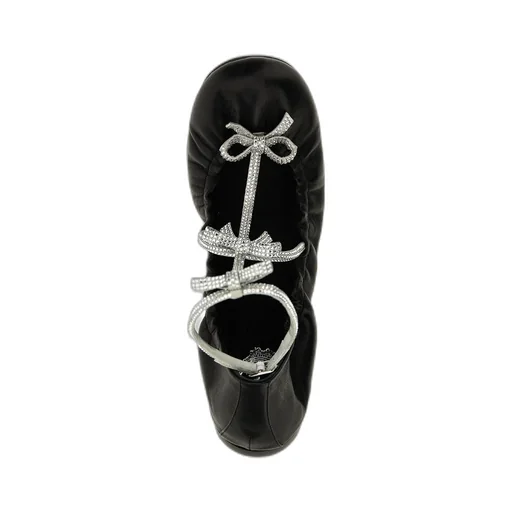 Caterina Round Toe Ballet Flats