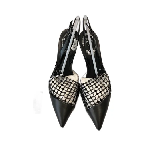 Water Drill Mesh High Heels
