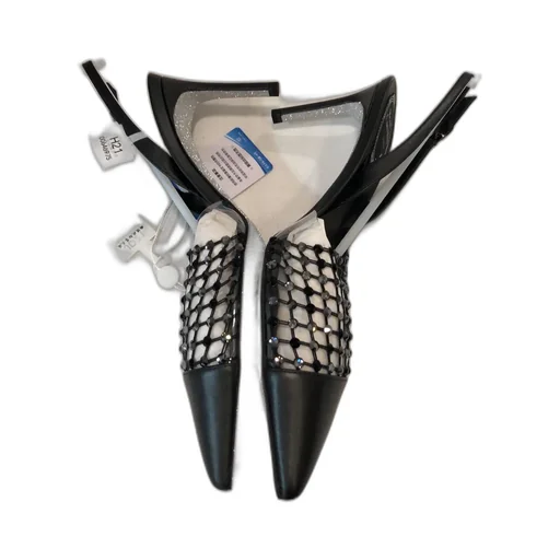 Water Drill Mesh High Heels