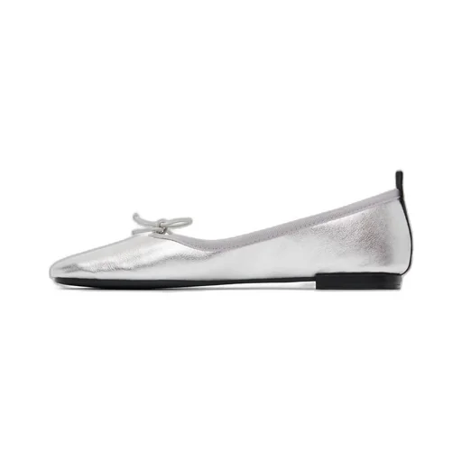 Square-Toed Ballet Flats