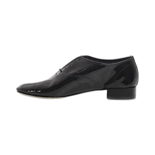 Lacquered Leather Flats