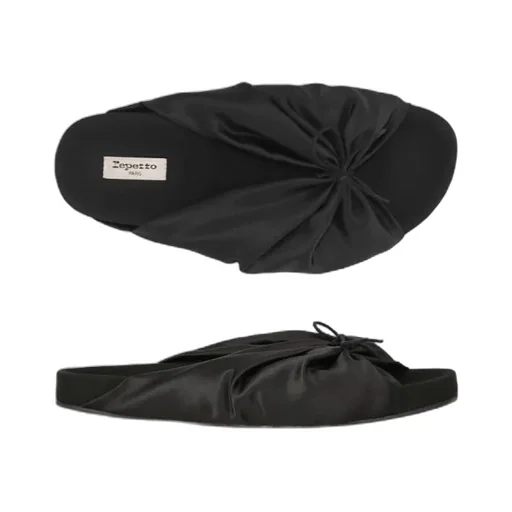 Pleated Slippers