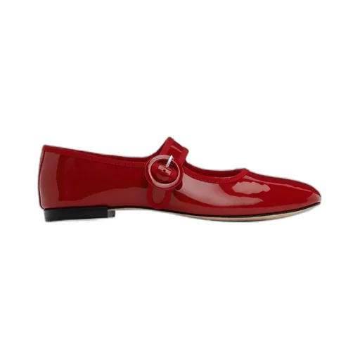 Stretch Detail Mary Jane Shoes