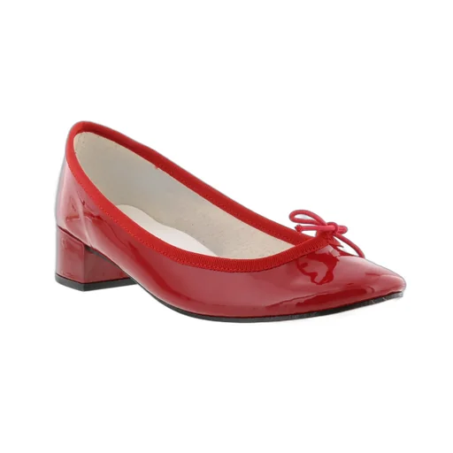 Bow Front Low Heel Pumps