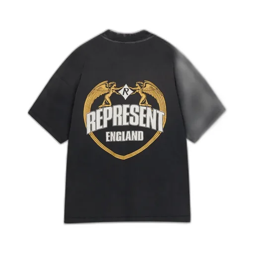 Angel Border Crew Neck T-Shirt