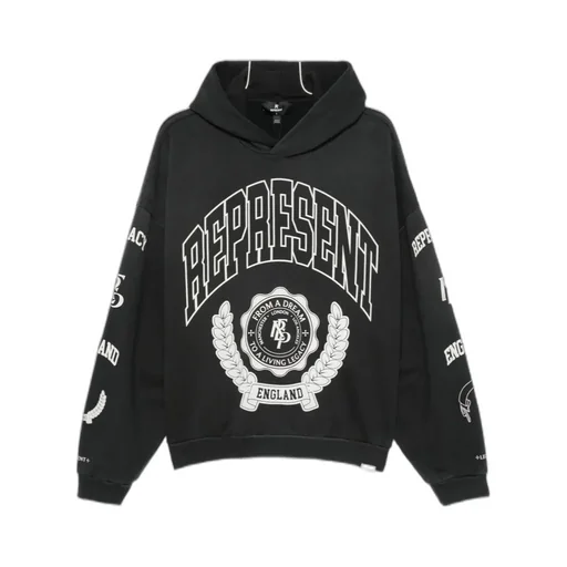 Graphic Printed Long Sleeved Hoodie