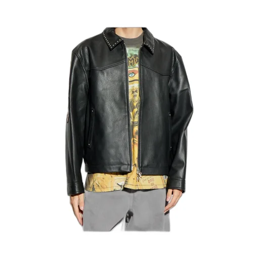 X Iron Maiden Trooper Studded Leather Jacket