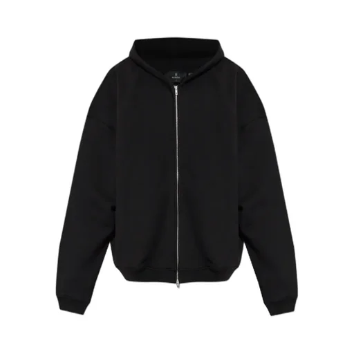 Zip-Up Hooded Cardigan