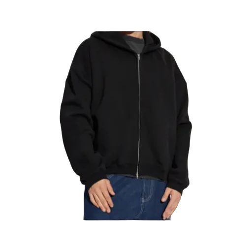 Zip-Up Hooded Cardigan