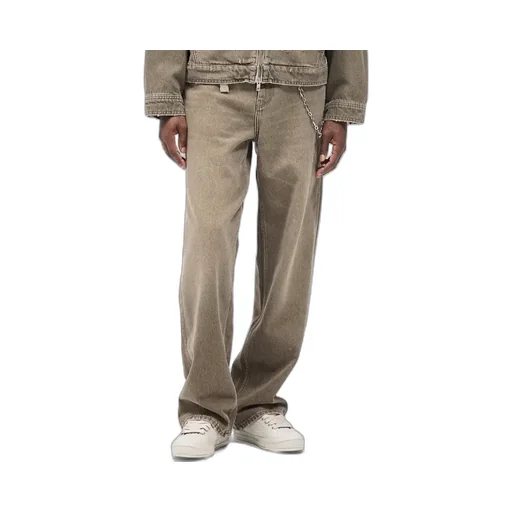 Whiskering Effect Denim Jeans