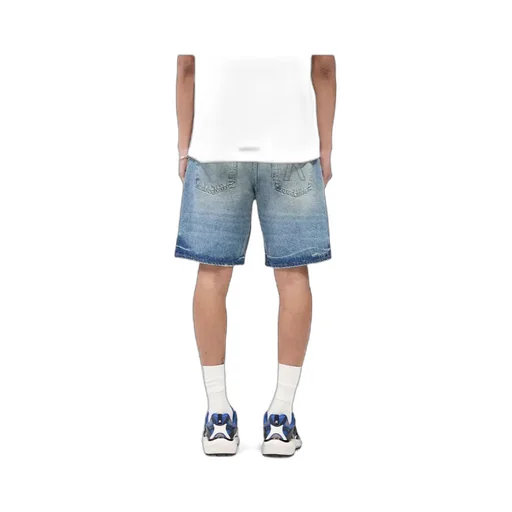 Logo Denim Shorts