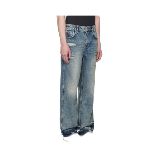 R3 Distressed Baggy Jeans