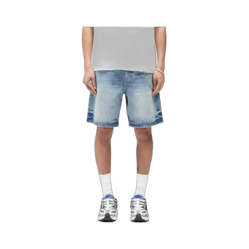 Logo Denim Shorts