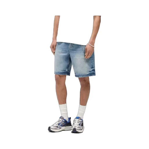Logo Denim Shorts