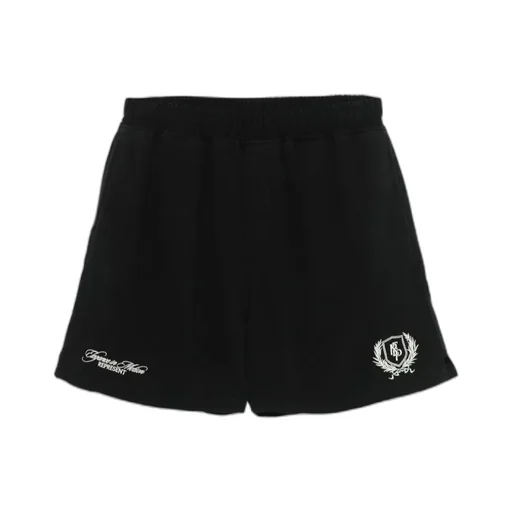 Crest Logo Embroidered Shorts