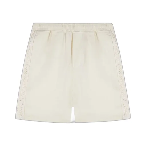 Knitted-Panel Shorts
