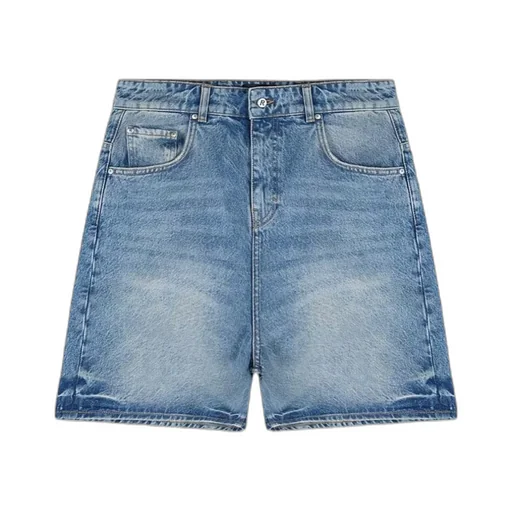 Logo Denim Shorts
