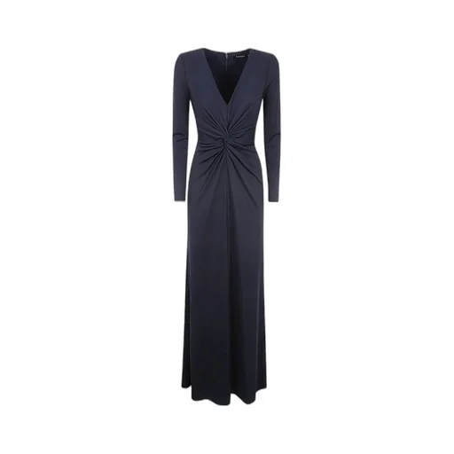 V-Neck Stretched Gown