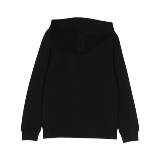 Logo Embroidered Long-Sleeved Hoodie