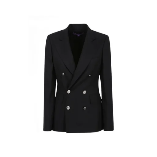 Double-Breasted Long-Sleeved Blazer