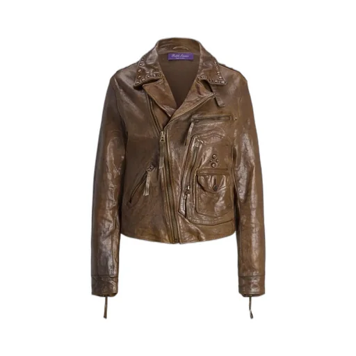 Ralph Lauren Studded Moto Jacket