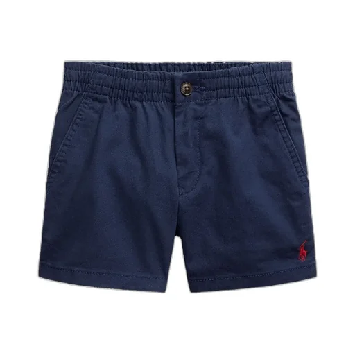 Logo Embroidered Elasticated Waist Shorts