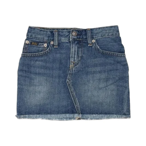 Frayed Denim Skirt