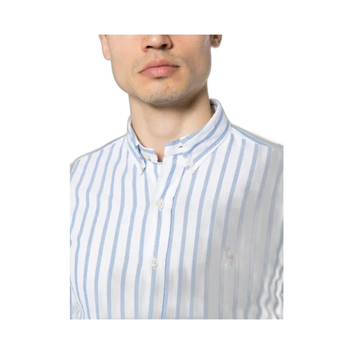 Pony Embroidered Striped Shirt