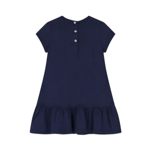 Polo Bear Dress And Diaper Cover Set