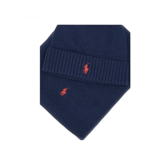 Polo Ralph Lauren Pony-Motif Scarf And Beanie Set