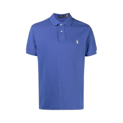 Embroidered-Logo Piqué-Weave Polo Shirt