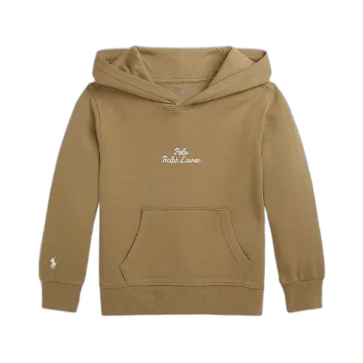 Logo Embroidered Drop Shoulder Hoodie