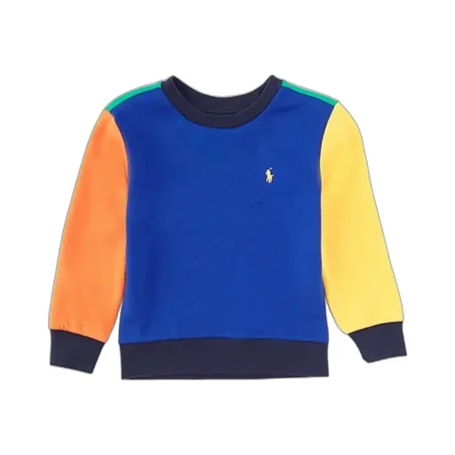 Colour Blocked Double-Knit Sweatshirt